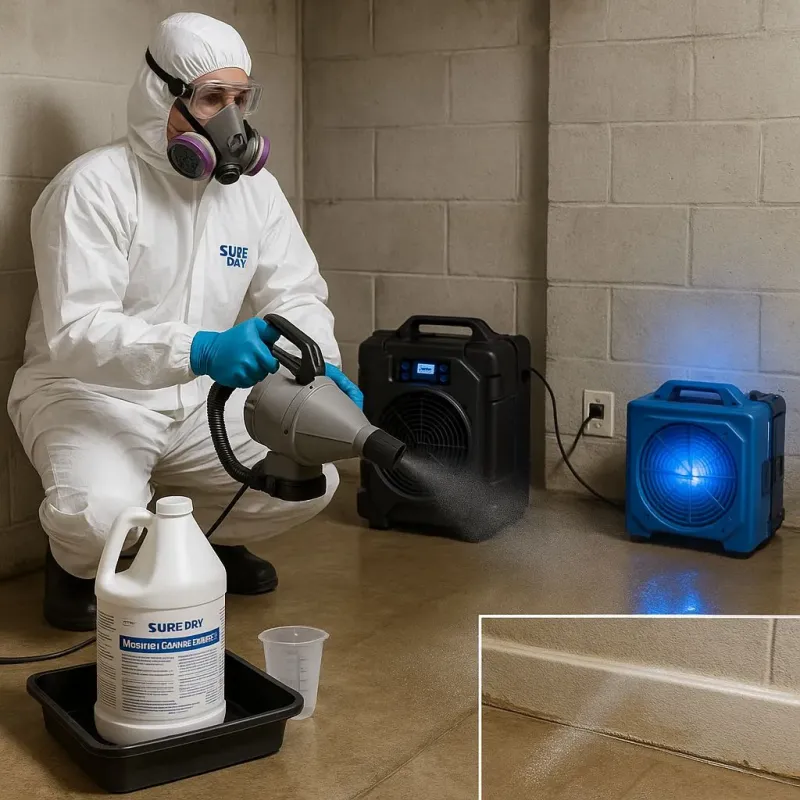 Sanitization and Odor Removal process in Rossmoor, NJ